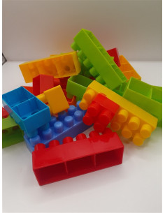 Set de constructie din plastic cuburi 40 piese 2