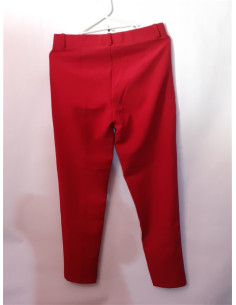 Pantaloni dama subtiri culoare rosu 2