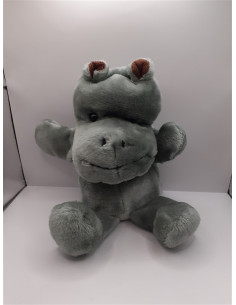 Jucarie de plus manusa model hipopotam 31 cm 2