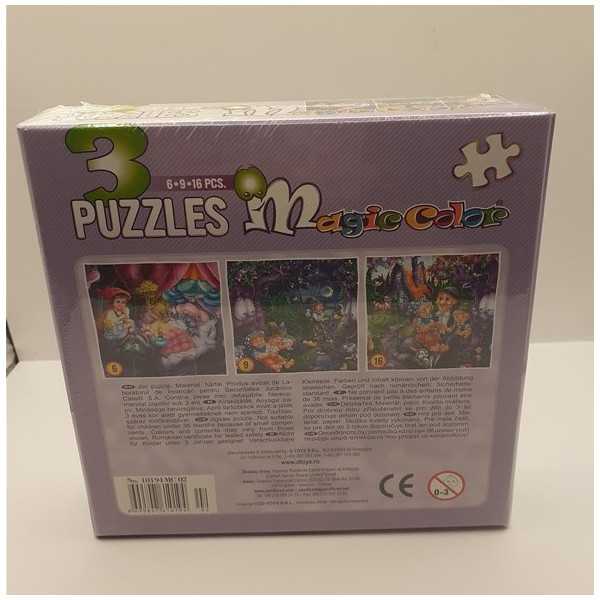 3 Puzzles Magic color Basme