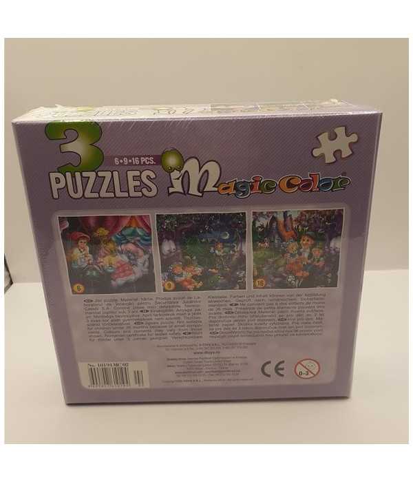 3 Puzzles Magic color Basme
