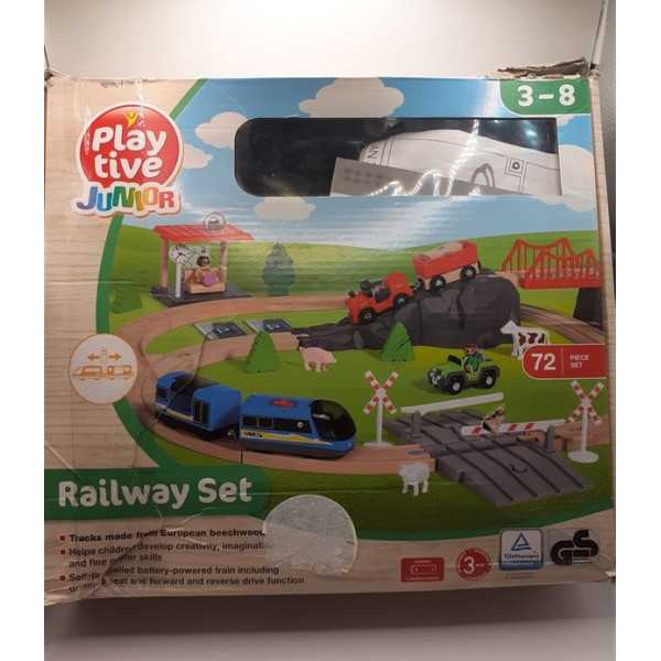 Set trenulet cu circuit Play tive Junior