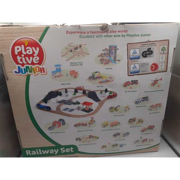 Set trenulet cu circuit Play tive Junior
