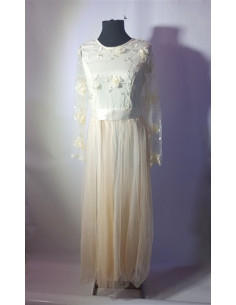 Rochita eleganta cu maneci transparente Shein 2