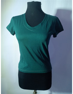 Tricou dama culoare verde inchis