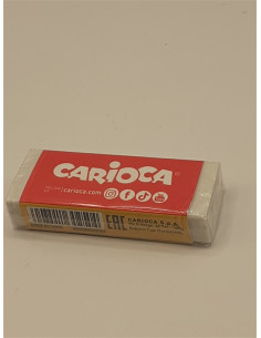 Guma de sters culoare alb Carioca