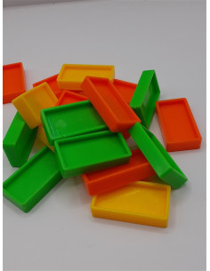 Set piese domino din plastic 70 piese 2