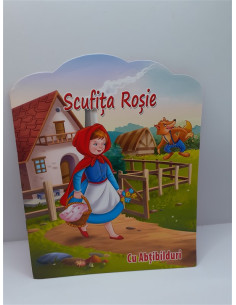 Cartea cu abtibilduri Scufita Rosie