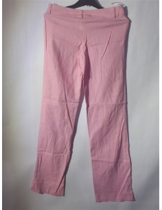 Pantaloni dama pentru vara culoare roz 2