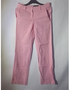 Pantaloni dama racorosi culoare roz