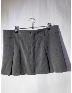 Fusta scurta dama culoare gri 2