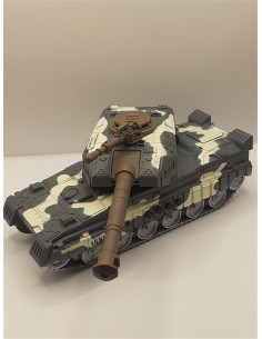 Tanc militar din plastic pentru copii cu sunete