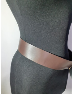 Curea dama lata culoare maro 2