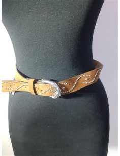 Curea dama accesorizata cu tinte Pull&Bear