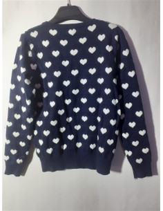 Pulover pentru primavara fetite Pink Rabbit 2