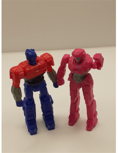 Set doua figurine din plastic roboti