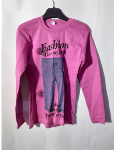 Bluzita pentru fetite print multicolor