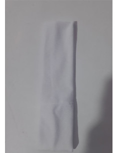 Bentita simpla culoare alb 2