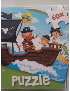 Puzzle 60 piese tematica pirati 2