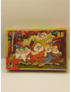Puzzle Cei 7 pitici din Alba Ca Zapada Trefl 60 piese
