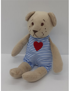 Ursulet de plus cu inimioara 20 cm 2