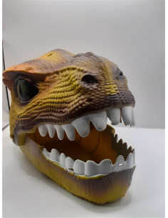 Figurina cap dinozaur din plastic cu maner 2