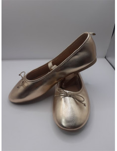 Balerini culoare auriu pentru copii H&M marime 32 2