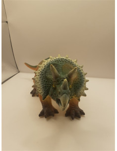 Figurina Dinozaur Triceratops din cauciuc 38 cm