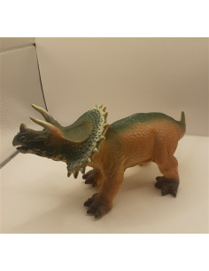 Figurina Dinozaur Triceratops din cauciuc 38 cm 2