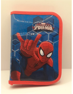 Penar scolar pentru baieti model Spiderman 13 piese