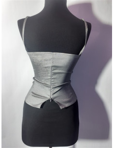 Top dama culoare gri 2