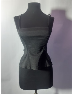 Top dama culoare negru