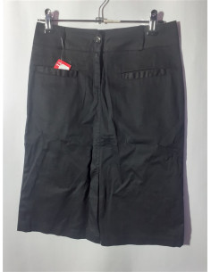 Fusta dama culoare negru model cu buzunare