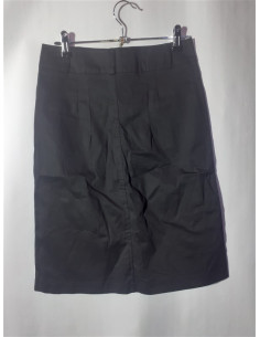 Fusta dama culoare negru model cu buzunare 2
