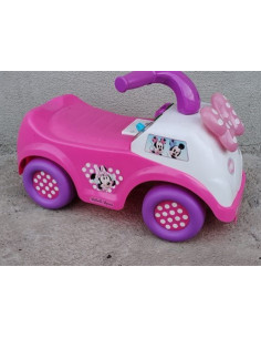 Masinuta cu sunete si lumini fara pedale Minnie Mouse