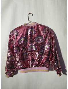 Geaca pentru primavara fetite cu paiete H&M 2