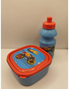 Set cutie sandwich si sticla apa din plastic Hot Wheels 2