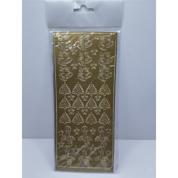 Set abtibild comori printre flori Daco model Craciun