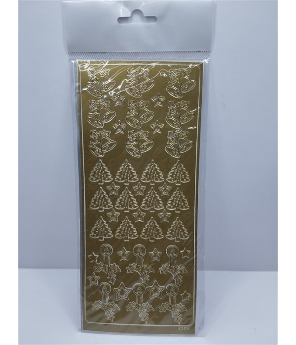 Set abtibild comori printre flori Daco model Craciun