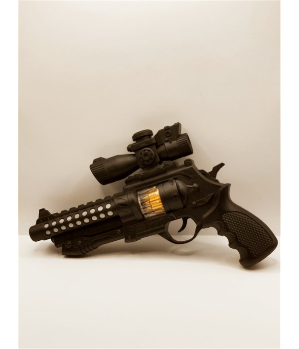 Pistol de jucarie cu sunete si lumini