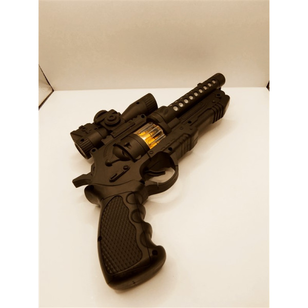 Pistol de jucarie cu sunete si lumini