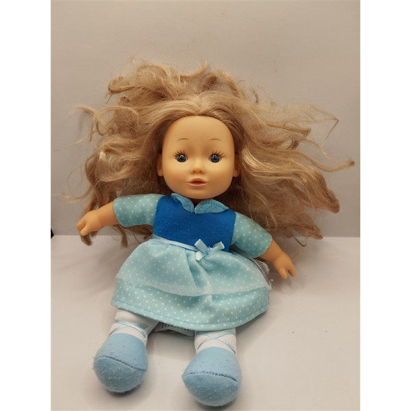 Papusa cu parul blond Auchan 23 cm