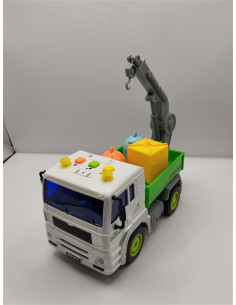 Camion pentru copii cu containere si macara