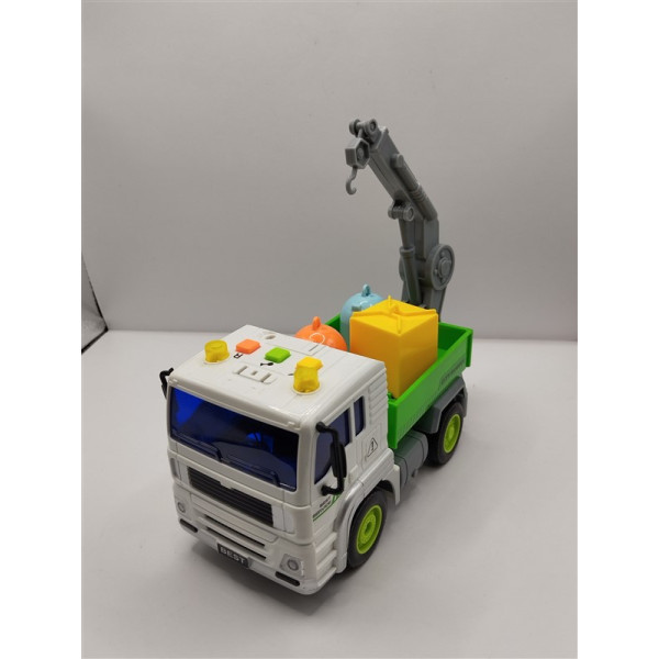 Camion pentru copii cu containere si macara