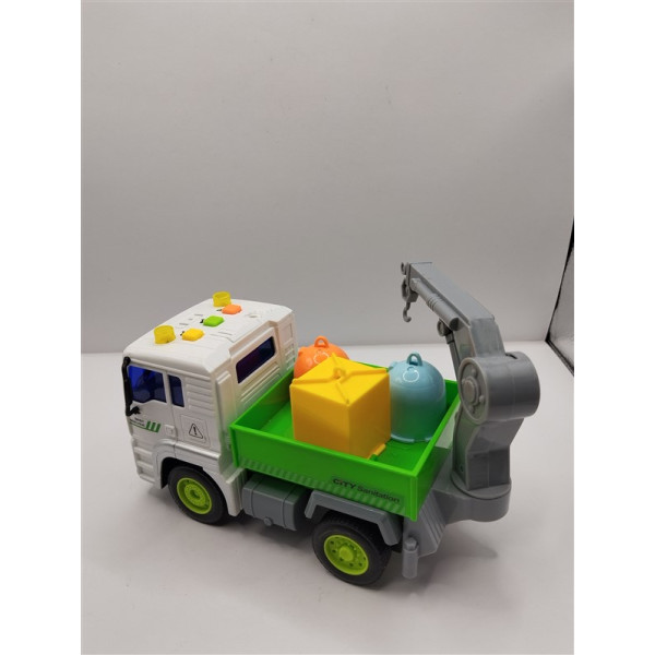 Camion pentru copii cu containere si macara