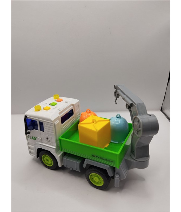 Camion pentru copii cu containere si macara