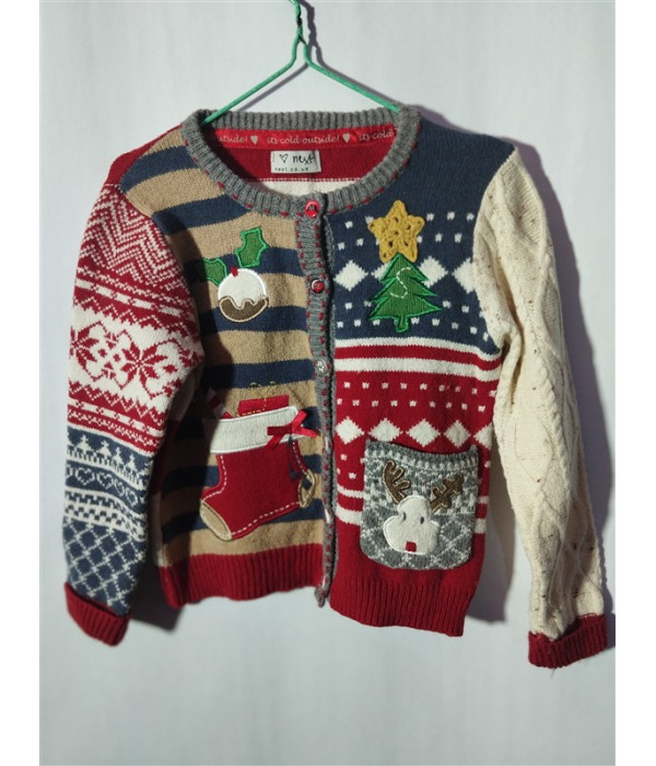 Pulover pentru copii cu print Craciun Next