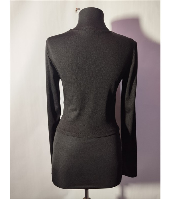 Bluza dama model scurt in talie Bershka