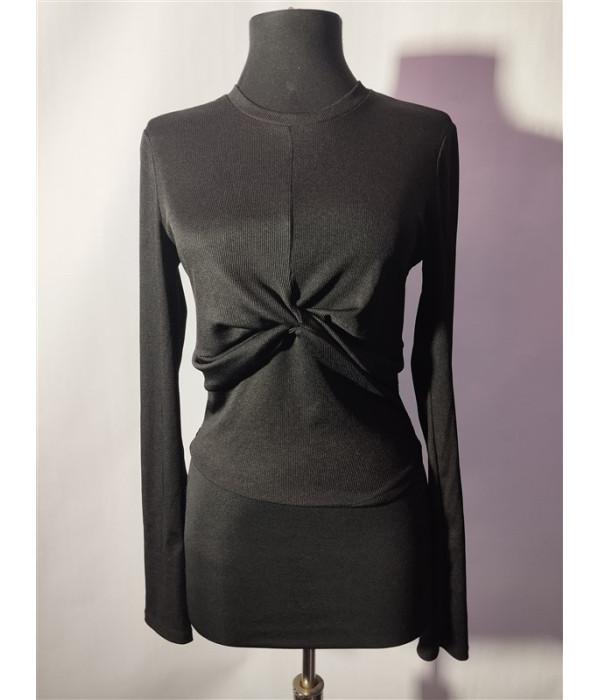 Bluza dama model scurt in talie Bershka