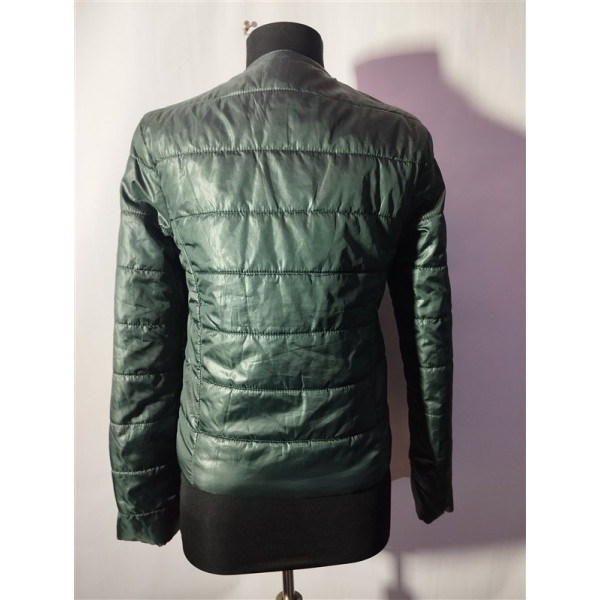 Geaca dama de fas culoare verde